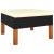 Set mobilier de grădină cu perne, 6 piese, negru, poliratan GartenMobel Dekor