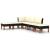 Set mobilier de grădină cu perne, 6 piese, negru, poliratan GartenMobel Dekor