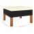 Set mobilier de grădină cu perne, 6 piese, negru, poliratan GartenMobel Dekor