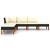 Set mobilier de grădină cu perne, 6 piese, negru, poliratan GartenMobel Dekor