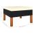 Set mobilier de grădină cu perne, 6 piese, negru, poliratan GartenMobel Dekor