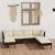 Set mobilier de grădină cu perne, 7 piese, negru, poliratan GartenMobel Dekor