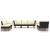 Set mobilier de grădină cu perne, 9 piese, negru, poliratan GartenMobel Dekor