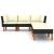 Set mobilier de grădină cu perne, 6 piese, negru, poliratan GartenMobel Dekor