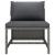 Set mobilier de grădină cu perne, 6 piese, gri, poliratan GartenMobel Dekor