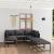 Set mobilier de grădină cu perne, 7 piese, gri, poliratan GartenMobel Dekor