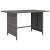 Set mobilier de grădină cu perne, 10 piese, gri, poliratan GartenMobel Dekor