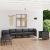 Set mobilier de grădină cu perne, 8 piese, gri, poliratan GartenMobel Dekor