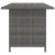 Set mobilier de grădină cu perne, 9 piese, gri, poliratan GartenMobel Dekor
