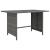 Set mobilier de grădină cu perne, 9 piese, gri, poliratan GartenMobel Dekor
