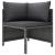 Set mobilier de grădină cu perne, 9 piese, gri, poliratan GartenMobel Dekor