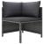 Set mobilier de grădină cu perne, 12 piese, gri, poliratan GartenMobel Dekor