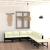 Set mobilier de grădină cu perne, 7 piese, negru, poliratan GartenMobel Dekor