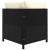 Set mobilier de grădină cu perne, 8 piese, negru, poliratan GartenMobel Dekor