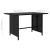 Set mobilier de grădină cu perne, 9 piese, negru, poliratan GartenMobel Dekor