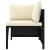 Set mobilier de grădină cu perne, 12 piese, negru, poliratan GartenMobel Dekor