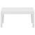 Set mobilier de grădină cu perne, 4 piese, alb, plastic GartenMobel Dekor
