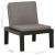 Set mobilier de grădină cu perne, 4 piese, gri, plastic GartenMobel Dekor