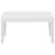 Set mobilier de grădină cu perne, 4 piese, alb, plastic GartenMobel Dekor