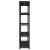 Raft de depozitare cu 5 polițe, negru, 183x45,7x185 cm, plastic GartenMobel Dekor