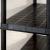 Raft de depozitare cu 5 polițe, negru, 255x40x185 cm, plastic GartenMobel Dekor