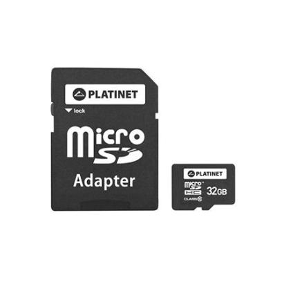 MICRO SD CARD CU ADAPTOR 32GB CLASA 10 PLATINET EuroGoods Quality