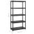 Raft de depozitare 5 niveluri negru 274,5x45,7x185 cm, plastic GartenMobel Dekor