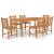 Set mobilier grădină, 7 piese, lemn masiv de tec GartenMobel Dekor