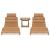 Set mobilier de grădină pliabil, 3 piese, lemn masiv de tec GartenMobel Dekor