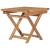 Set mobilier de grădină pliabil, 3 piese, lemn masiv de tec GartenMobel Dekor