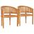 Set mobilier grădină tip banană, 5 piese, lemn masiv de tec GartenMobel Dekor