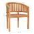 Set mobilier grădină tip banană, 5 piese, lemn masiv de tec GartenMobel Dekor