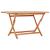 Set mobilier de exterior pliabil, 7 piese, lemn masiv de tec GartenMobel Dekor