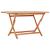 Set mobilier de exterior pliabil, 9 piese, lemn masiv de tec GartenMobel Dekor