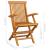 Set mobilier de exterior pliabil, 9 piese, lemn masiv de tec GartenMobel Dekor