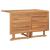Set mobilier de exterior pliabil, 7 piese, lemn masiv de tec GartenMobel Dekor