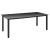 Set mobilier de grădină, 7 piese, negru GartenMobel Dekor