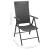Set mobilier de grădină, 7 piese, negru GartenMobel Dekor