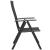 Set mobilier de grădină, 7 piese, negru GartenMobel Dekor