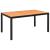 Set mobilier de grădină, 7 piese, negru și maro GartenMobel Dekor