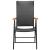 Set mobilier de grădină, 7 piese, negru și maro GartenMobel Dekor