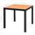 Set mobilier masă de grădină, 3 piese, negru și maro, ratan PVC GartenMobel Dekor