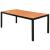 Set mobilier de grădină, 7 piese, negru și maro, ratan PVC GartenMobel Dekor
