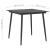 Set masă de grădină, 3 piese, negru, ratan PVC GartenMobel Dekor