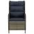 Set mobilier de exterior cu perne, 7 piese, maro, poliratan GartenMobel Dekor