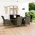 Set mobilier de exterior cu perne, 7 piese, maro, poliratan GartenMobel Dekor