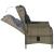 Set mobilier de exterior cu perne, 7 piese, maro, poliratan GartenMobel Dekor