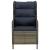 Set mobilier de exterior cu perne, 7 piese, maro, poliratan GartenMobel Dekor