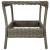 Set mobilier de grădină cu perne, 3 piese, maro, poliratan GartenMobel Dekor