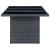 Set mobilier exterior cu perne, 9 piese, gri închis, poliratan GartenMobel Dekor